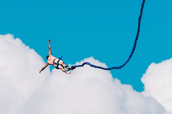 bungee jumping in australien springen brücke