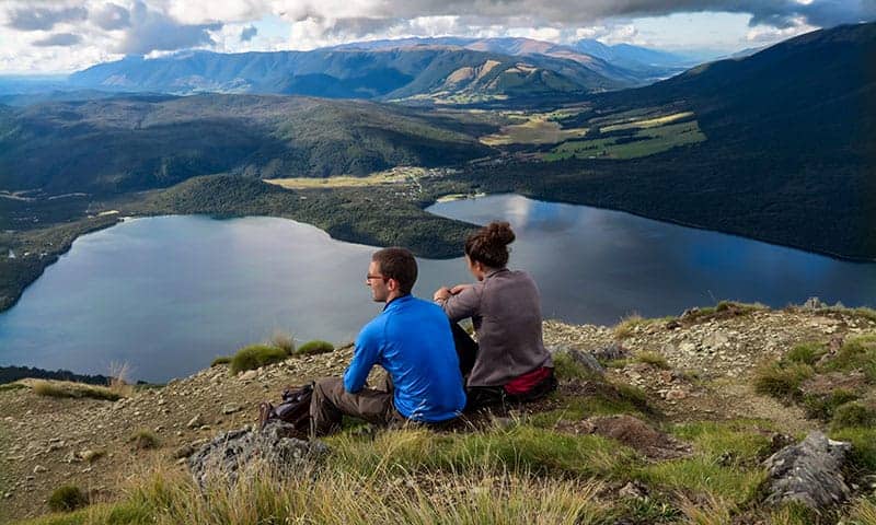 neuseeland mountain hiking