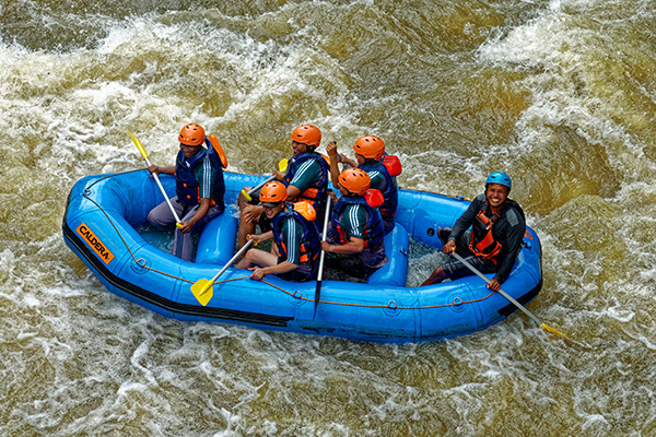 rafting in australien boot