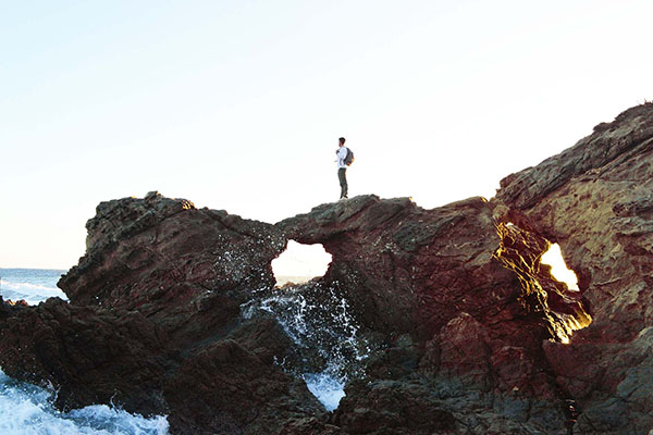 wandern in australien ocean view