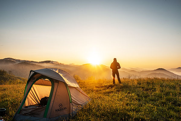 wandern in australien sonnenaufgang